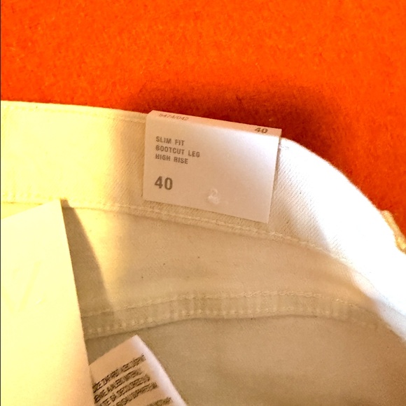 Zara oyster white high rise bootcut cropped jeans NWT - Picture 7 of 12